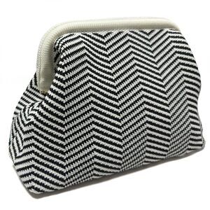 1042 Clutch Purses Summer Woven Beach Bags Clutch Purse with Strip Dumpling